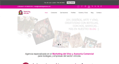 Desktop Screenshot of marketingyvino.com